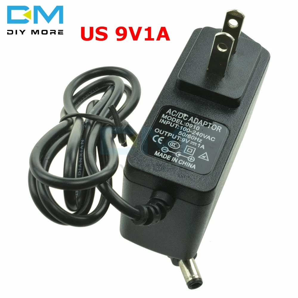 Power Adapter DC 5V 9V 12V 1A 2A 3A Adaptor 220V To 5 V 12 V Volt Charger Supply Universal Switching EU US Plug - Цвет: US 9V1A