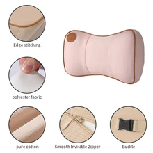 Автомобиль подушку сиденья Глава Поддержка s памяти Хлопок Глава подушку сиденья автомобиля голову шеи отдыха, массажная подушка пены памяти поддержка подголовник