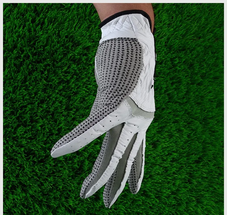 1 шт. перчатки для гольфа мужские белые перчатки мужские перчатки из овчины нескользящие перчатки для гольфа мужские кожаные фирменные