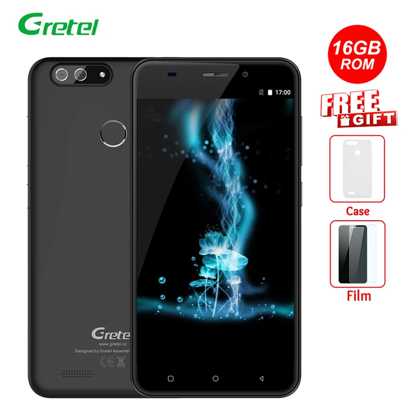 bilder für Gretel S55 Android 7.0 Handy 5,5 zoll IPS Quad Core MT6580A 1 GB RAM 16 GB ROM 8MP Dual Cams Fingerprint 2600 mAh Smartphone bilder für Gretel S55 Android 7.0 Handy 5,5 zoll IPS Quad Core MT6580A 1 GB RAM 16 GB ROM 8MP Dual Cams Fingerprint 2600 mAh Smartphone