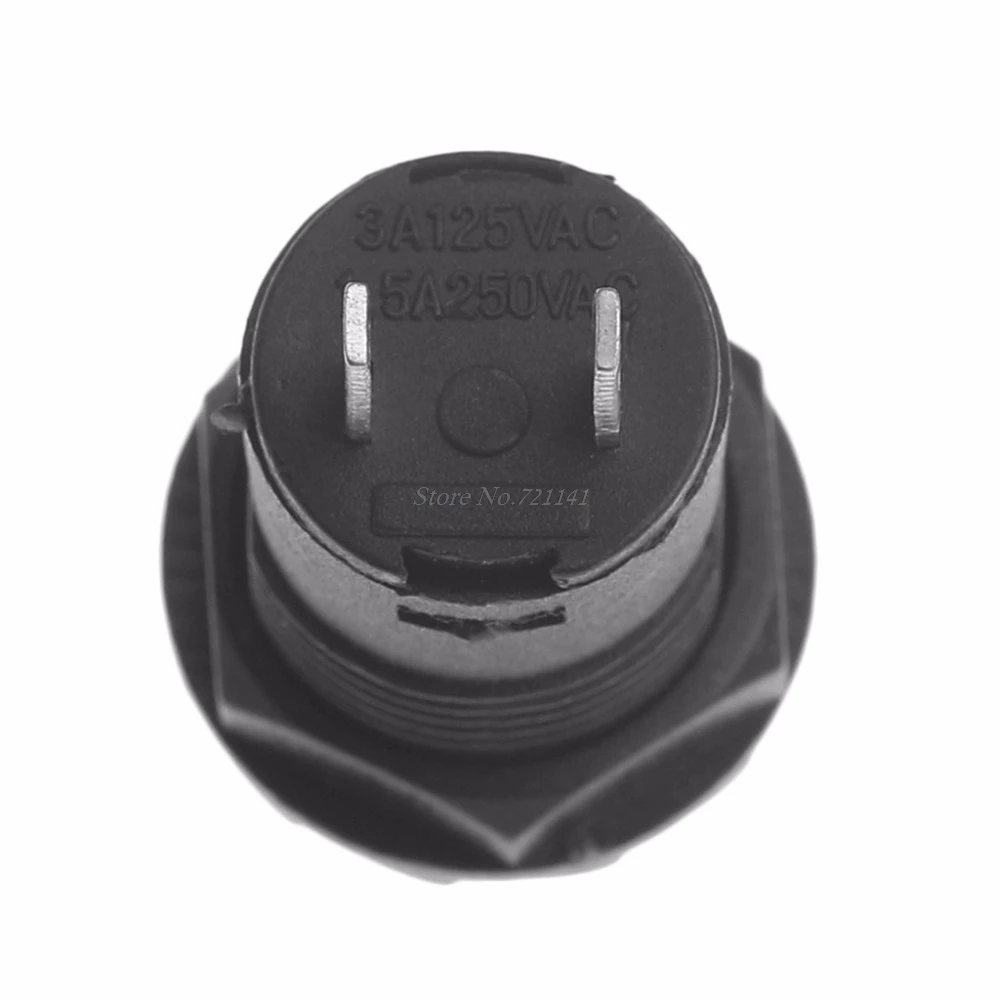 5 шт./компл. мини DS-425A самоблокирующийся SPST кнопочный переключатель 1.5A 250 V/3A 125V кнопочный переключатель