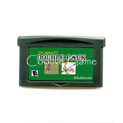 

2 in 1 A Link to the Past Four Swords Minish Cap USA Version for 32 Bit Console Video Game Cartridge Card