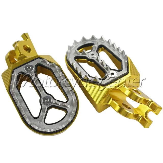 Buy CNC Footpeg Motorcycle Foot Pegs Rests For Honda CRF 250R 450R 250X 450X