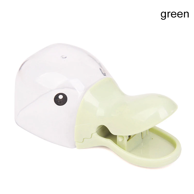 Многофункциональный прочный клюв утки в форме пластиковый мерный стакан для кормления ложка клип еда для кошек и собак ложка для кормления ложка товары для домашних животных - Цвет: Зеленый