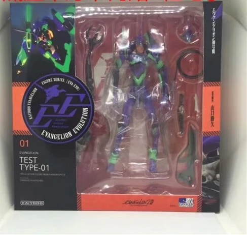 Тинейджеров Revoltech Аска Лэнгли сорью»(Evangelion Evolution EV-001 Тесты Тип-01 с светодиодный светильник ПВХ фигурка Коллекционная модель детские игрушки куклы 16 см