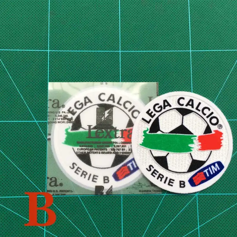 Серия A B нашивка TOPPA LEGA значок итальянская футбольная нашивка значок кашемировый материал LEXTRA - Цвет: B