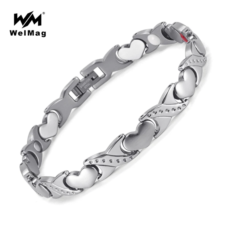 WelMag Fashion Stainless Steel Charms Bracelets & Bangles For Women