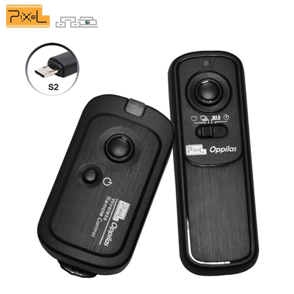 

Pixel Oppilas RW-221/S2 Wireless Shutter Release Timer Remote Control RW-221 For Sony A7 A7R NEX-3NL A5000 A6000 A58 A3000 A5000