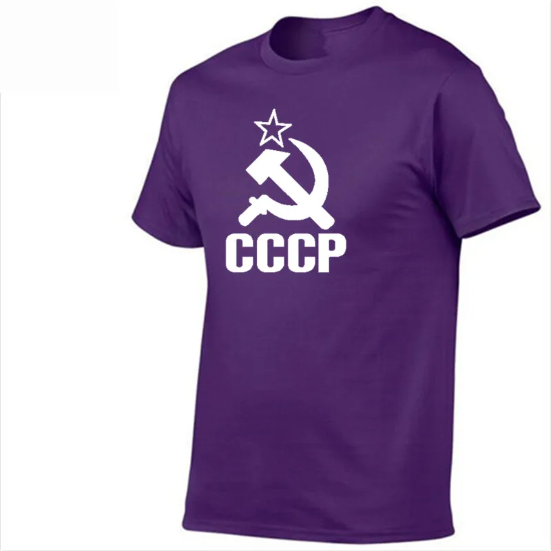 Футболка для спортзала WINER CCCP, Мужская футболка с коротким рукавом, футболки из хлопка с круглым вырезом