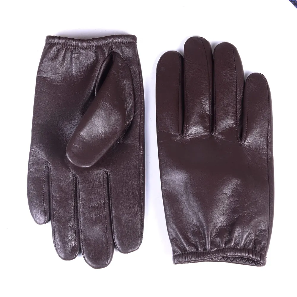 US-Men/'s 100/% Real Leather Goat Skin shrink Wrist Police Tactical Short GLOVES