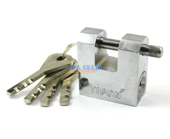 

Warehouse Door Lock 40mm Security Lock Padlock with 4 Pcs Keys