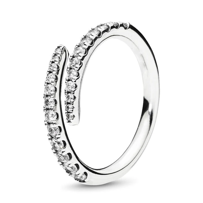 Sonykifa, горячая распродажа, Серебряная корона, бант, кольца на палец для женщин и девочек, сверкающие циркониевые кольца Pandoro, свадебные ювелирные изделия, Прямая поставка - Цвет основного камня: RE020