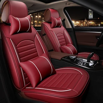

5 Seats Universal leather Car Seat Cover fit most cars fit Audi A1/A2/A3/2015 A3 E-tron/A4/A4L/A4 Avant/A4 allroad/A5/A6/A6L/Q7