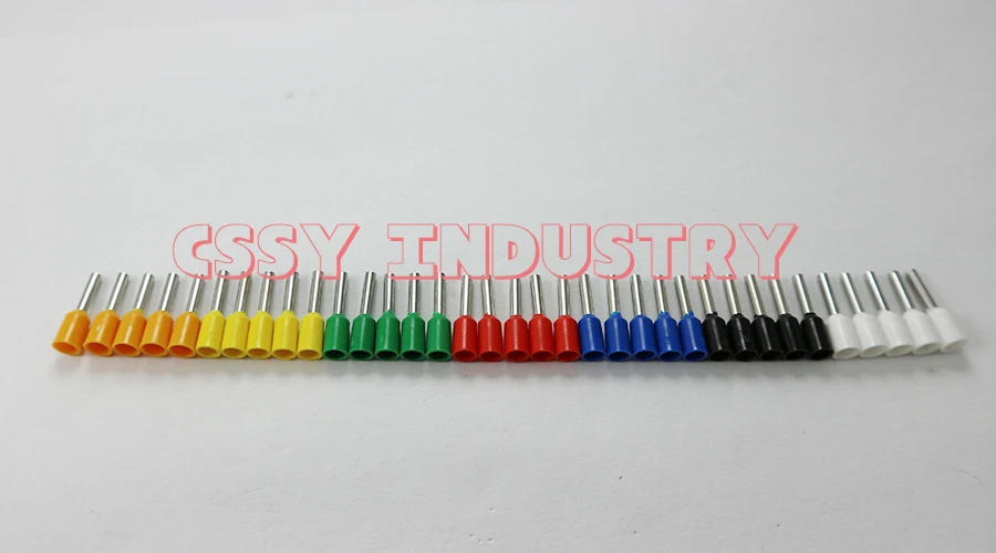 

1000 PCS/lot E1508 #16(1.5mm square) red color cable connector splice insulated terminal block kit wire cable ferrules