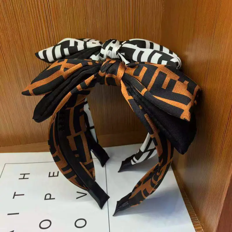 

Fashion Bowknot Hairband Headband Ladies Big Bow Hair Accessories Headwear For Girls