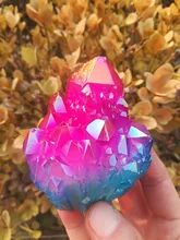 Natural mineral crystal cluster quartz crystal backbone cluster reiki healing 1PC cluster