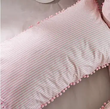 74x48 см, хлопок, розовый/серый/синий плед, декоративный чехол для подушки, pom, конверт, тип, наволочки, чехол для подушки, кровать - Цвет: 7