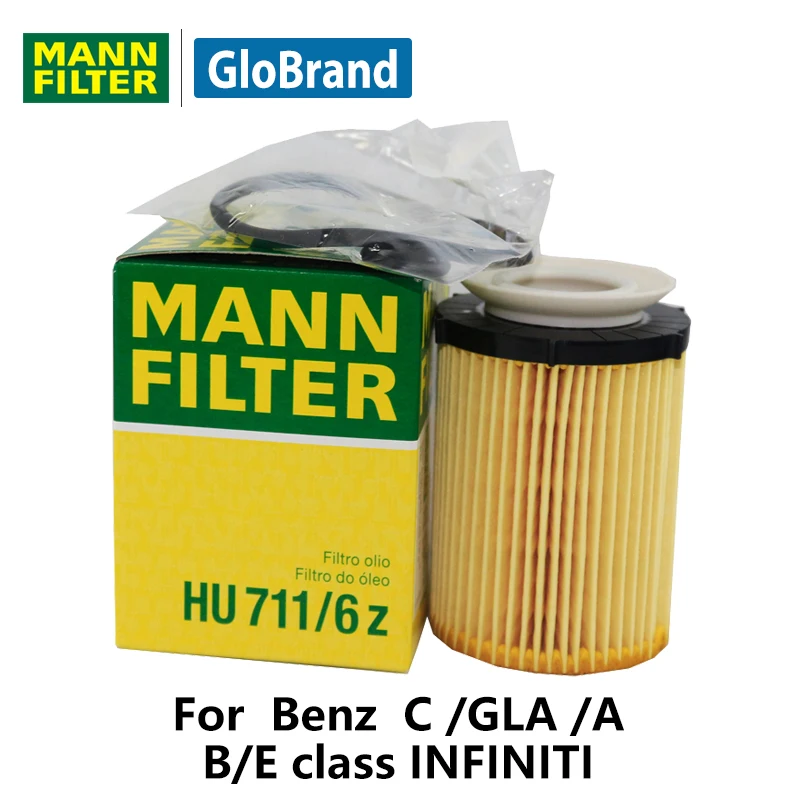 Mannfilter Car Oil Filter Hu711/6z For Benz C /gla /a/b/e Class