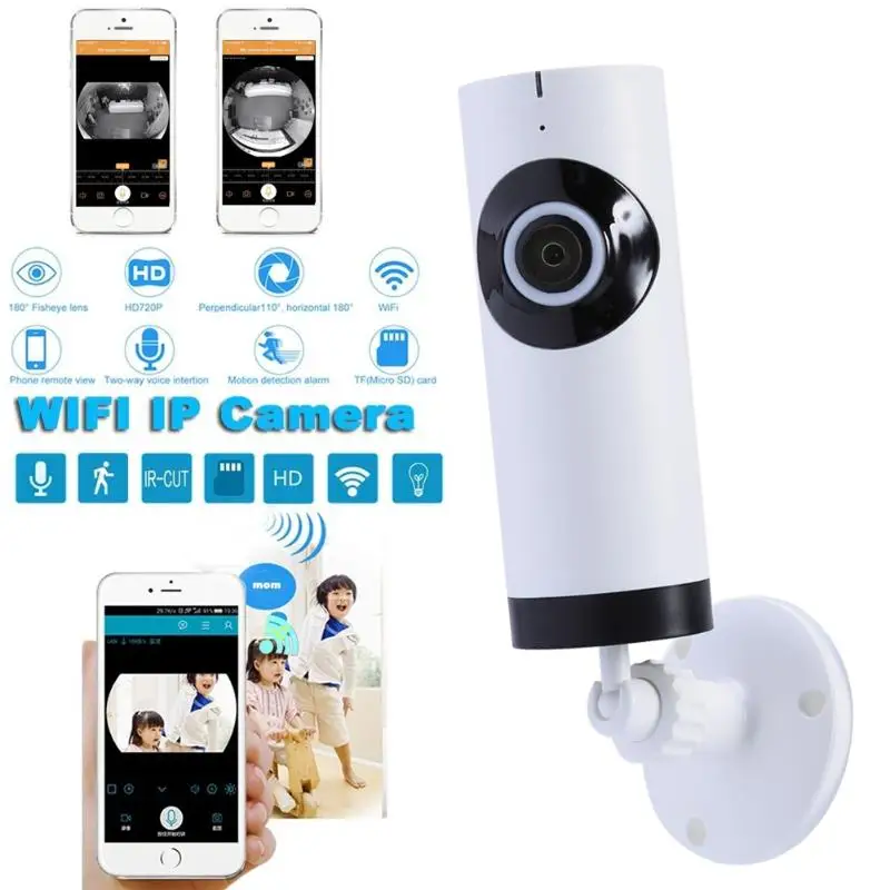 

Panoramic View Home Security Camera Clever WiFi Monitor For Smart phones