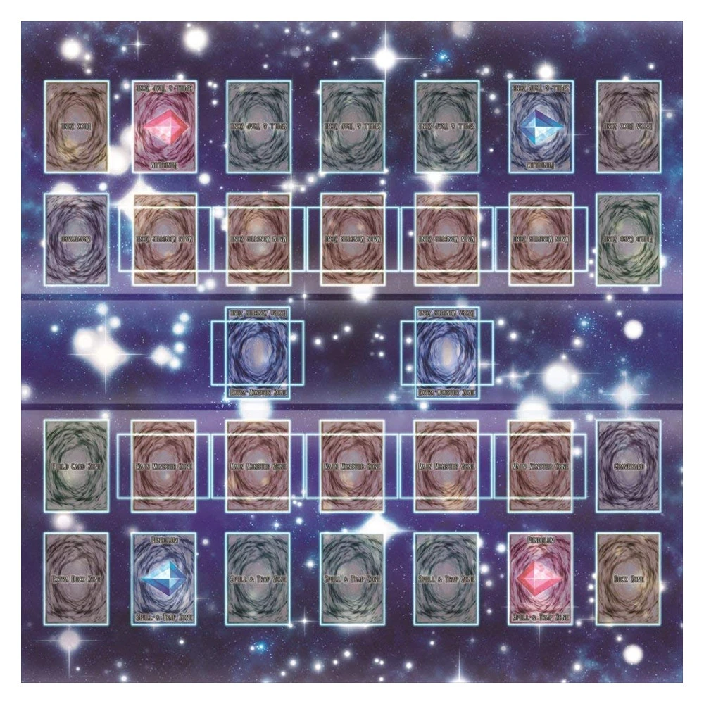 BABYCHOICE Rubber Play Mat 60x60cm Galaxy Style Competition Pad Playmat For Yu-gi-oh Card
