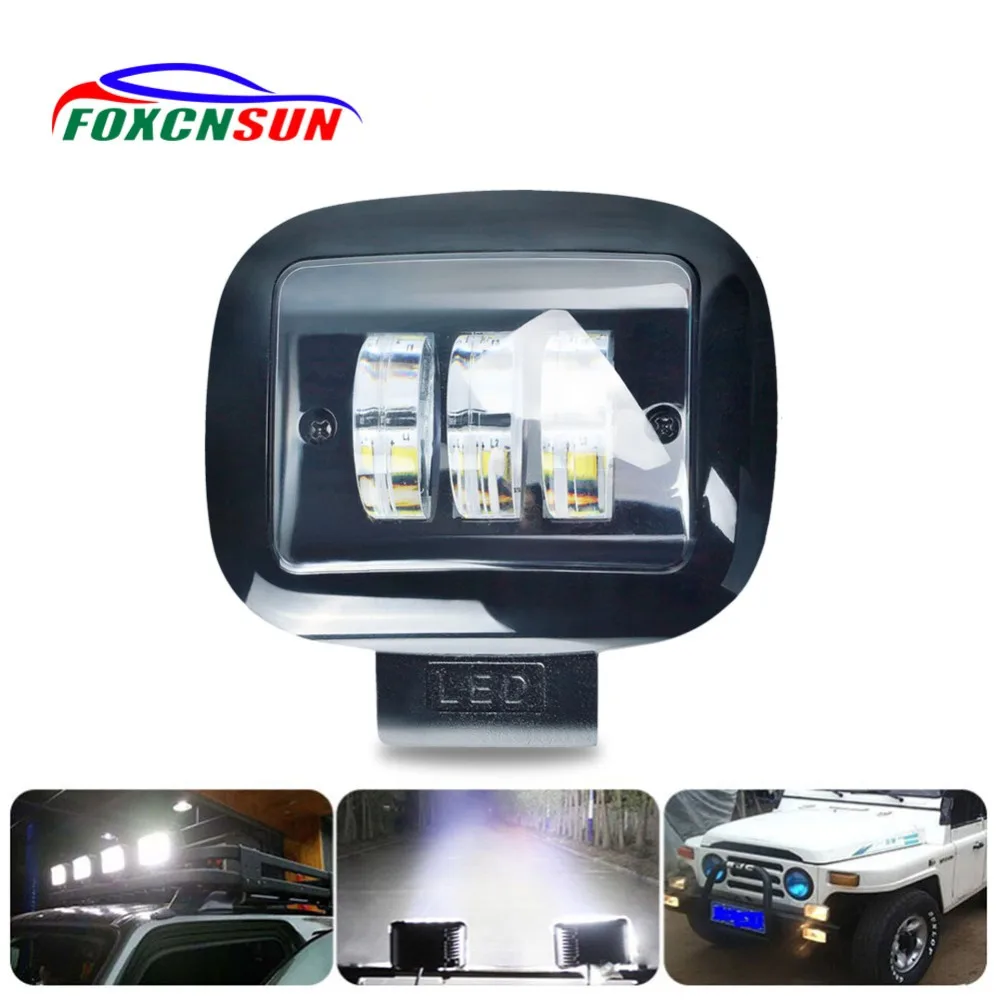 

Foxcnsun weketory 3.8 x 4.7 inch 30W LED Work Light LED Bar Light for Motorcycle Tractor Boat Off Road 4WD 4x4 Truck SUV ATV 24V