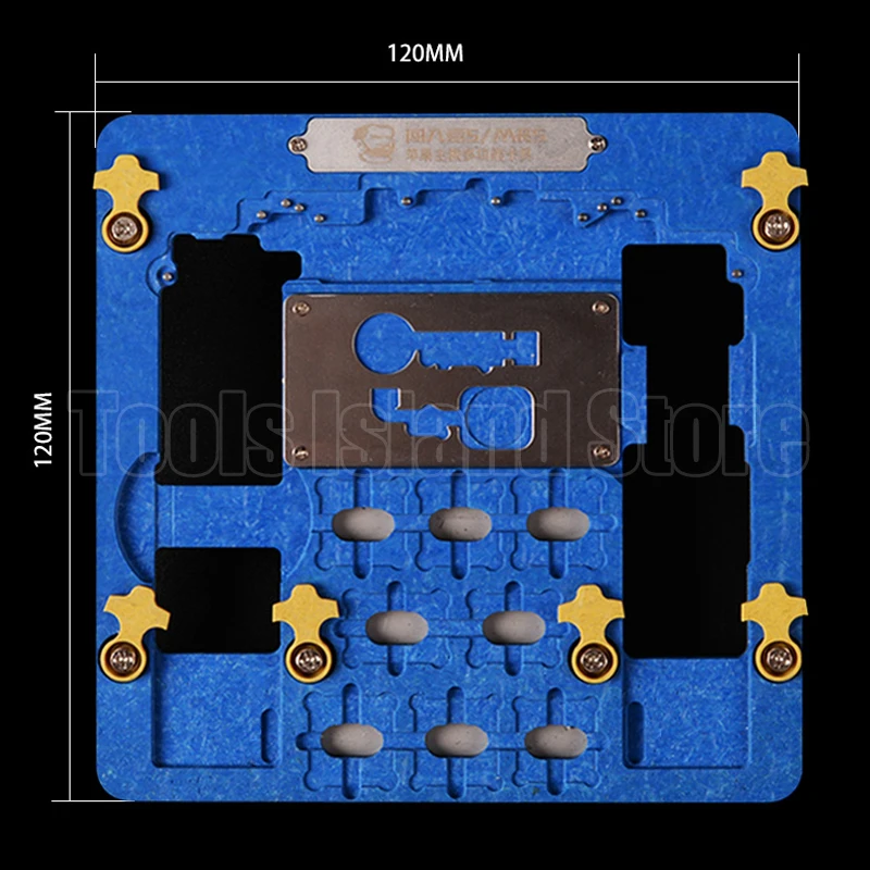 Механик двухслойная арматура для iPhone 5G 5S 6G 6 S 6SP SE 7 7 P 8 8 P XR материнская плата отпечатков пальцев процессор чип удалить клей ремонт