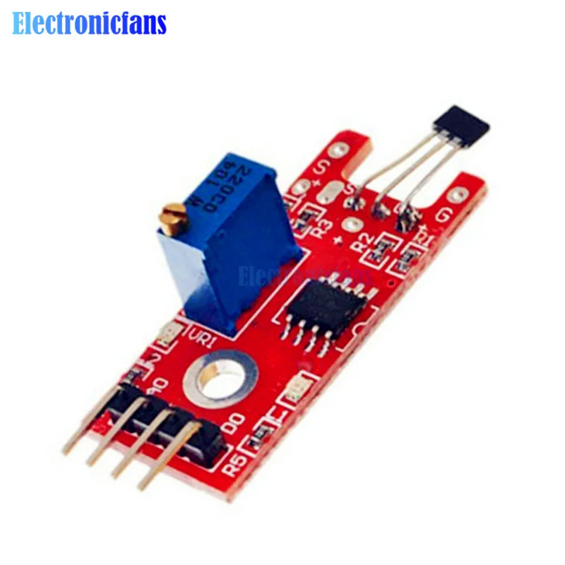 

2PCS Smart Electronics 4pin KY-024 Linear Magnetic Hall Switches Speed Counting Sensor Module For Arduino DIY Kit
