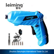 Foldable drill DIY Tools 180 degree Rechargeable electric Screwdriver with LED work light
