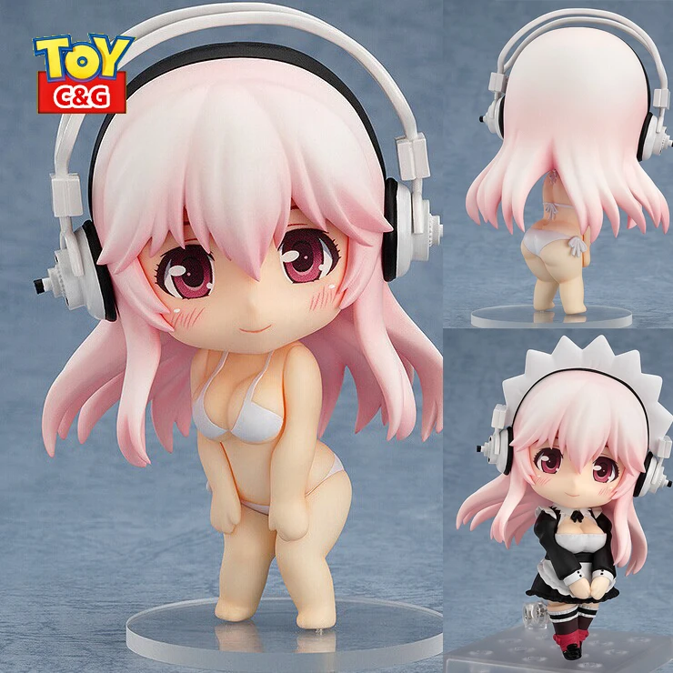 SUPER SONICO// NENDOROID 10 CM WORKING SET SUPERSONICO IN BOX 4/"