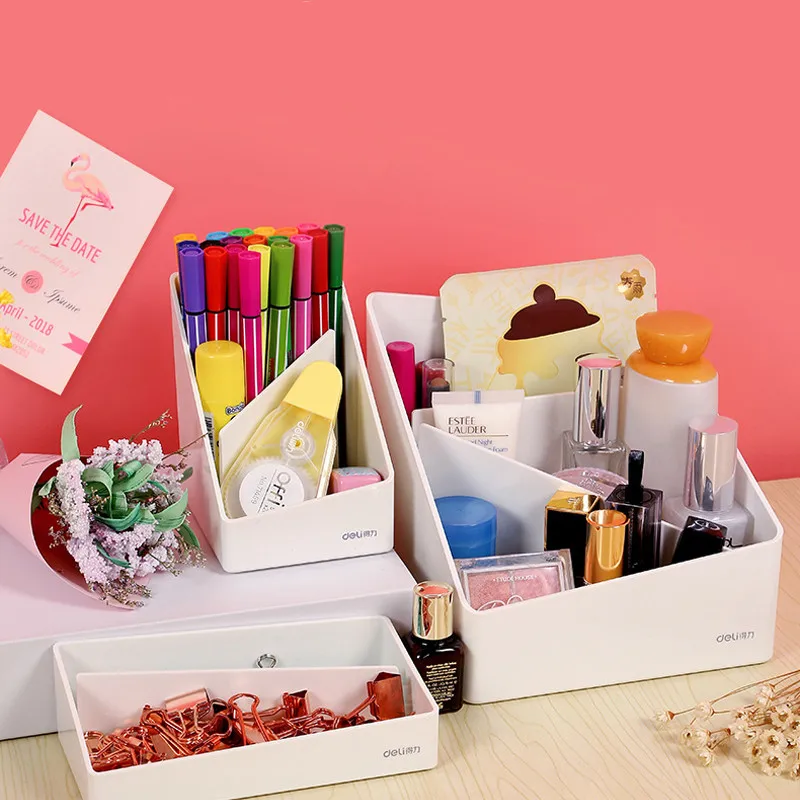 

Creative Fashionable And Refreshing Pencil Holder Box Desktop Display Simple Office Supplies Pen Bucket Stationery Holder