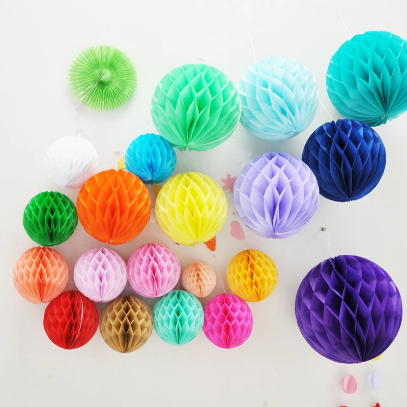 25CM Wedding Party Birthday Honeycomb Ball Paper Lantern Decoration