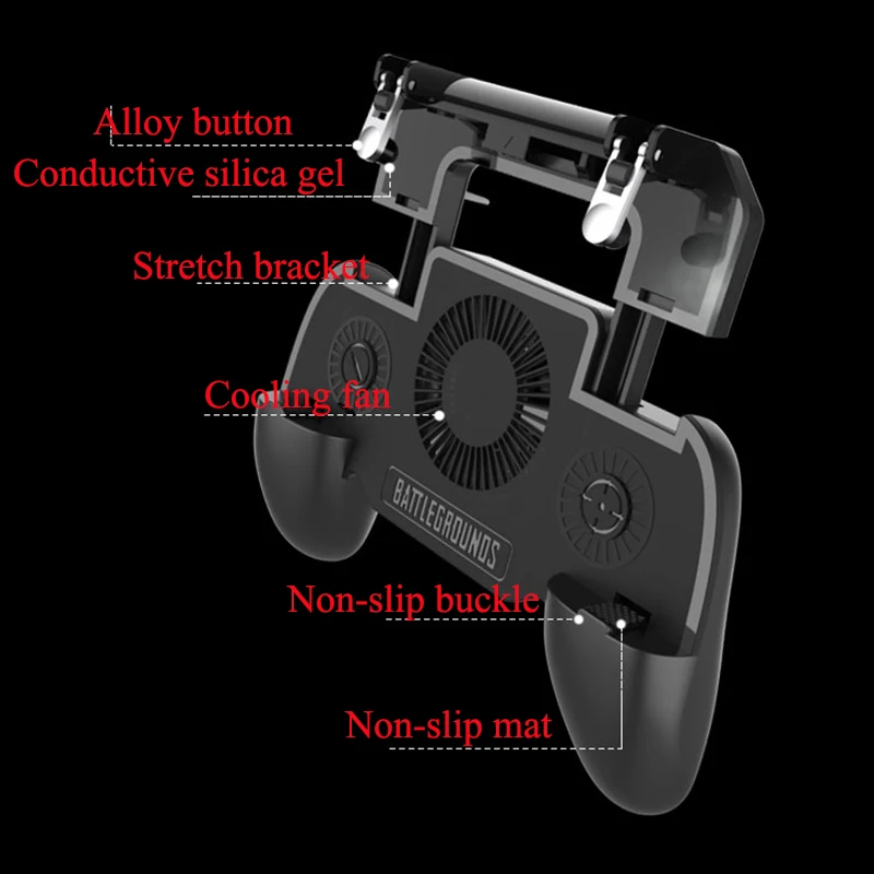 Gamepad for PUBG Mobile Game Controller Trigger L1R1 Shooter Joystick-9