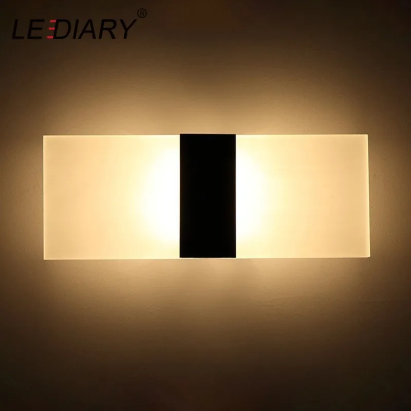 

LEDIARY Modern Decor Wall Lamp Living Room Use 110V-220V 3W 6W 12W Acrylic Stair LED Wall Light Balcony CE Lighting Fixtures