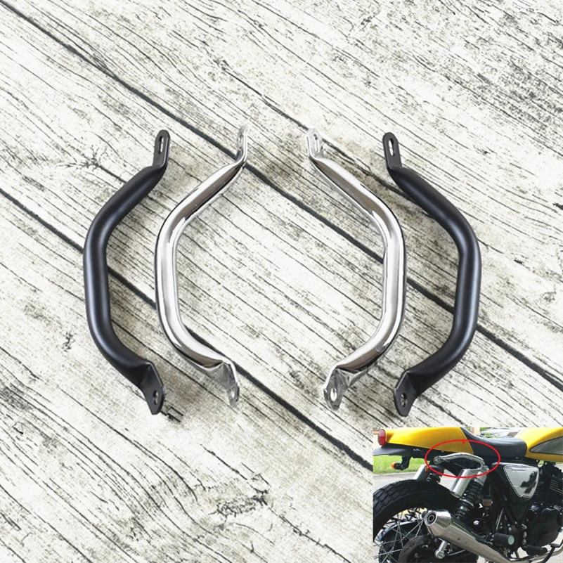 

Vintage motorcycle custom Rear Handle Rear armrest Side Handrail Pull Rod for Cafe Racer Accessories