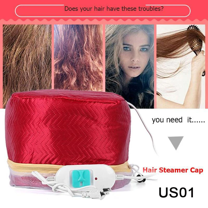 

3Mode Adjustable Hair Steamer Cap Dryers Electric Hair Heating Cap Thermal Treatment Hat Beauty SPA Nourishing Hair Styling Care