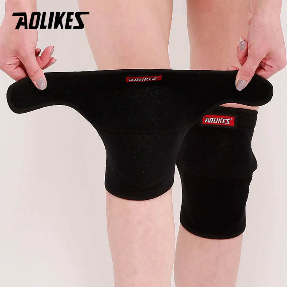 Aolikes 2 قطعة/الوحدة الطائرة نيبادس دعم منصات الركبة سمكا الإسفنج الرياضية ل كرة السلة الرقص joelheira rodilleras حامي
