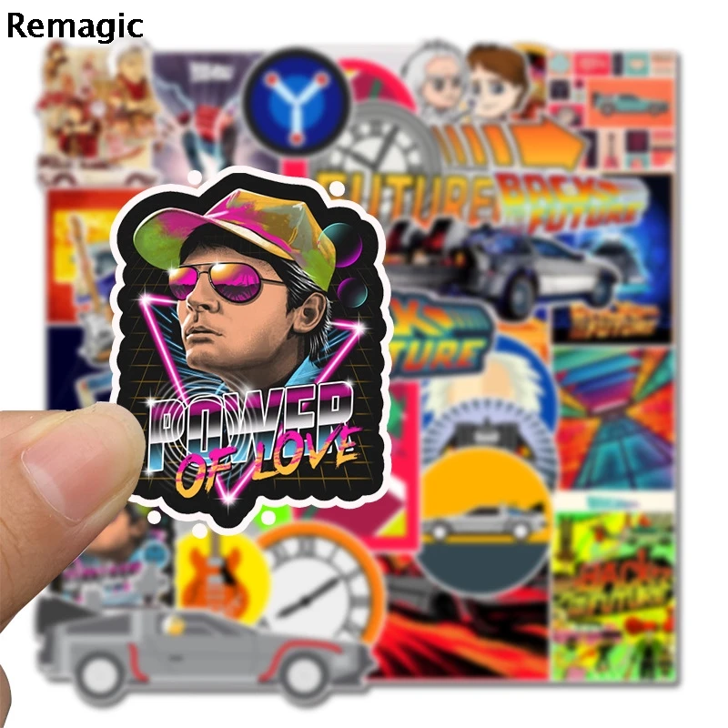 12 комплектов в партии back to the future 50 шт./компл. аниме Винтаж квадрокоптера Подарки Игрушка для косплея забавные наклейка для скрапбукинга "сделай сам" Стикеры для мобильных устройств