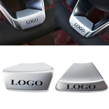 

Silver Car Steering Wheel Car Sticker Emblem Logo For AMG Mercedes Benz W210 W212 W202 W717 CLA AMG Sticker Sports Edition 1