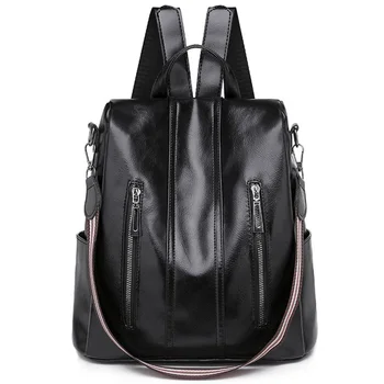 

Casual Anti-Theft Backpack Fashion Wild Outdoor Pu Waterproof Travel Backpack