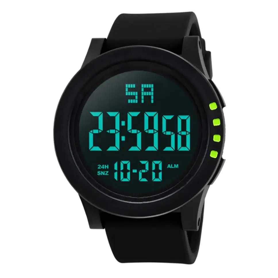 

LED Waterproof Digital Quartz Fashion Watch Military Sport Men's Watch Top Brand Luxury Male Waterproof outdoor Sport 2018 new