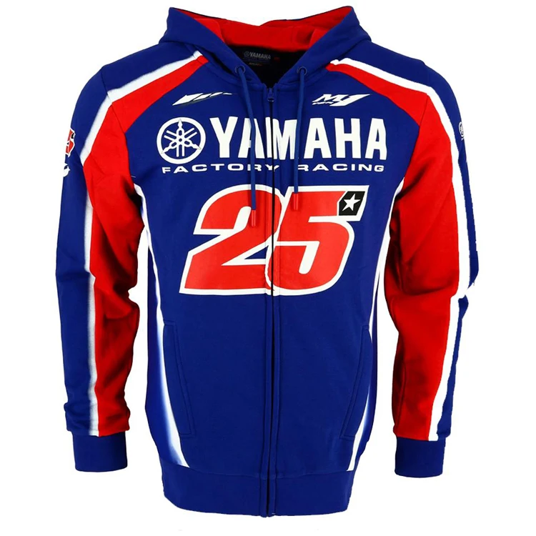 2018 Knight Winter for yamahaTeam Zip Up Hoodie Fleece jersey sweatshirts coat moto gp clothing