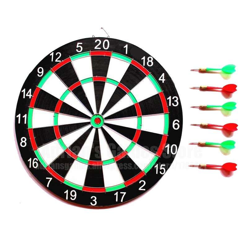Дартс дротики с 6 12/15/17'' Dart board game Внутренние упражнения дарц Двойная сторона
