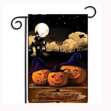 Флаг "Хэллоуин" Пользовательские тыквы всепогодный Хэллоуина украшения сада флаг 12x18 дюймов домашнего декора дропшиппинг R40