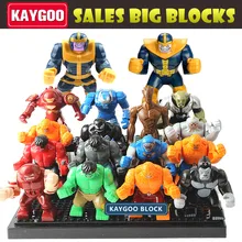 Kaygoo Single Sale Kids Large Block font b Toys b font Marvel Avengers Thanos Hulk Venom