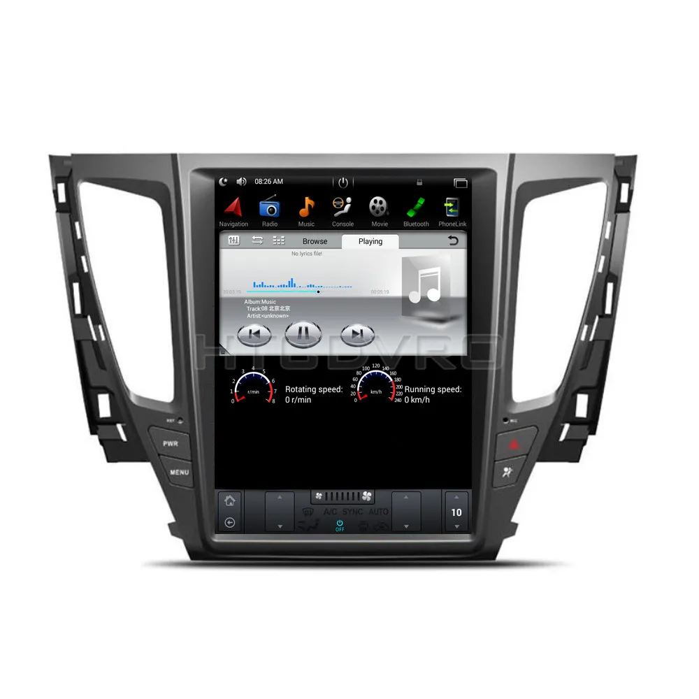 Excellent YMODVHT 12.1inch Telsa Style Vertical Screen Quad Core Android 7.1 Car DVD GPS for Mitsubishi PAJERO Sport/L200 2016 2017 2018 1