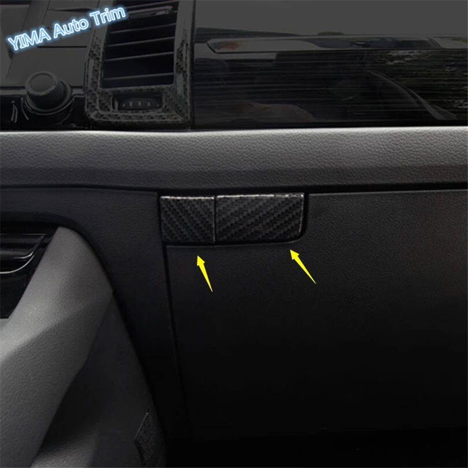 

Lapetus Auto Styling The Co-pilot Glove Box Button Switch Cover Trim Fit For Skoda Kodiaq 2017 2018 2019 Matte Carbon Fiber ABS