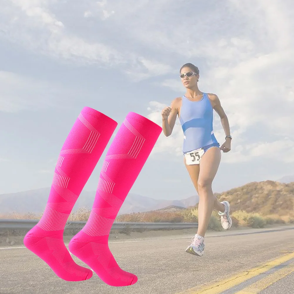 Утолщенные зимние Компрессионные носки износостойкие Длинные теплые дышащие термо-носки для мужчин и женщин-марафон для бега на открытом воздухе