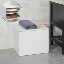 SoBuy FSR46-W, Multi-purpose Bathroom Storage Unit Storage Bench Chest Cabinet SoBuy FSR46-W, Multi-purpose Bathroom Storage Unit Storage Bench Chest Cabinet