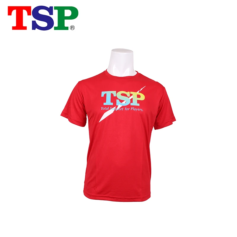 TSP 83501 Настольный теннис Трикотажные футболки для Для мужчин/Для женщин пинг-понг ткань спортивной подготовки футболки