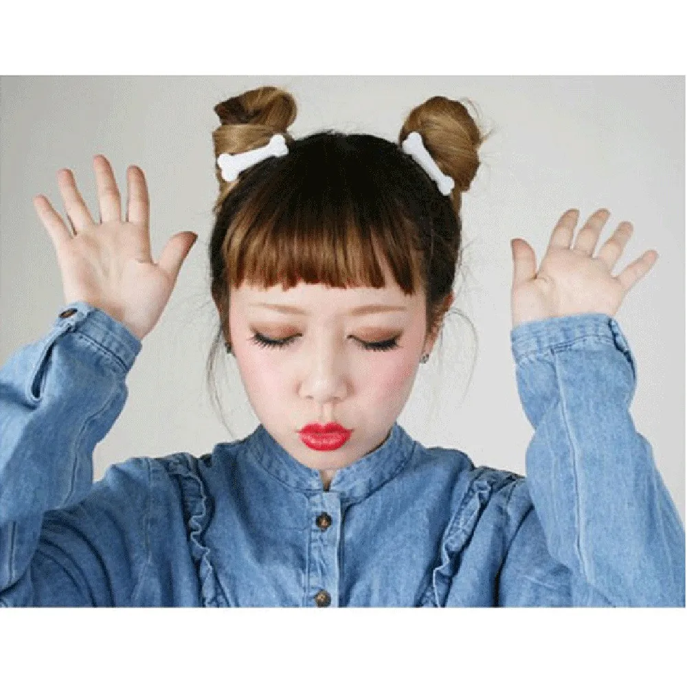 2 шт. кости шпильки для женщин Harajuku череп скелет руки зажим для волос bone заколка-краб Хэллоуин Лидер продаж творческий дизайн 1D8